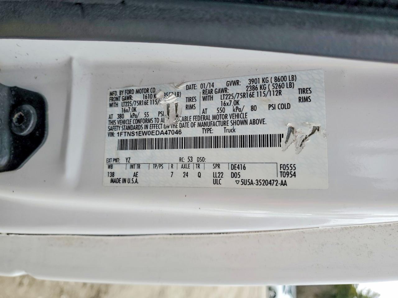 2014 Ford Econoline E150 Van