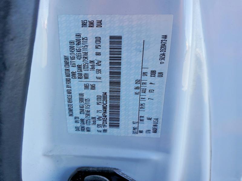 2021 Ford E450 BOX Truck