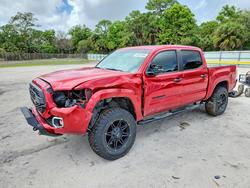 Salvage trucks for sale at Fort Pierce, FL auction: 2022 Toyota Tacoma Limited