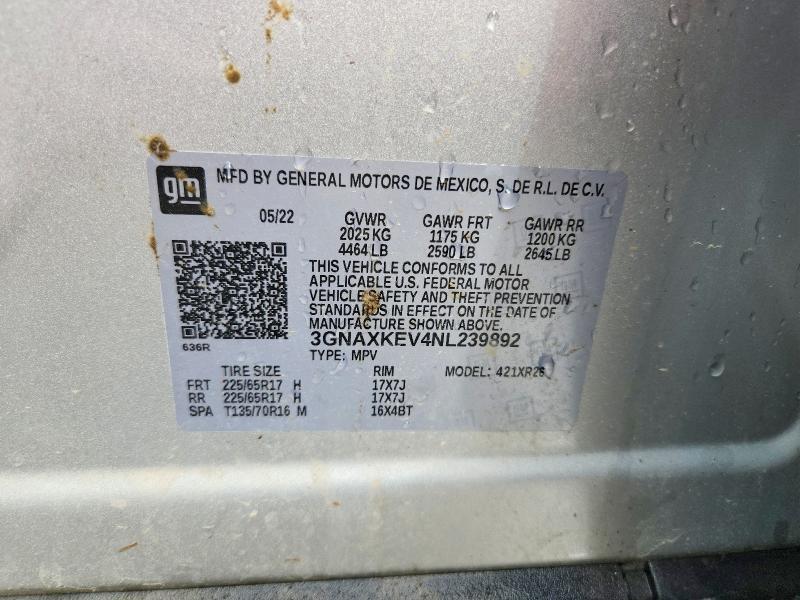 2022 Chevrolet Equinox lt