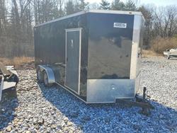 Salvage trucks for sale at York Haven, PA auction: 2022 South Georgia SG716TA2 Enclosed Cargo Trailer