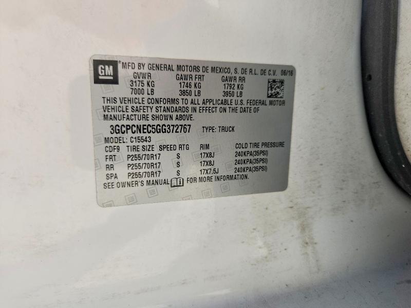 2016 Chevrolet Silverado C1500