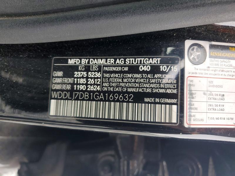 2016 Mercedes-Benz Cls 550