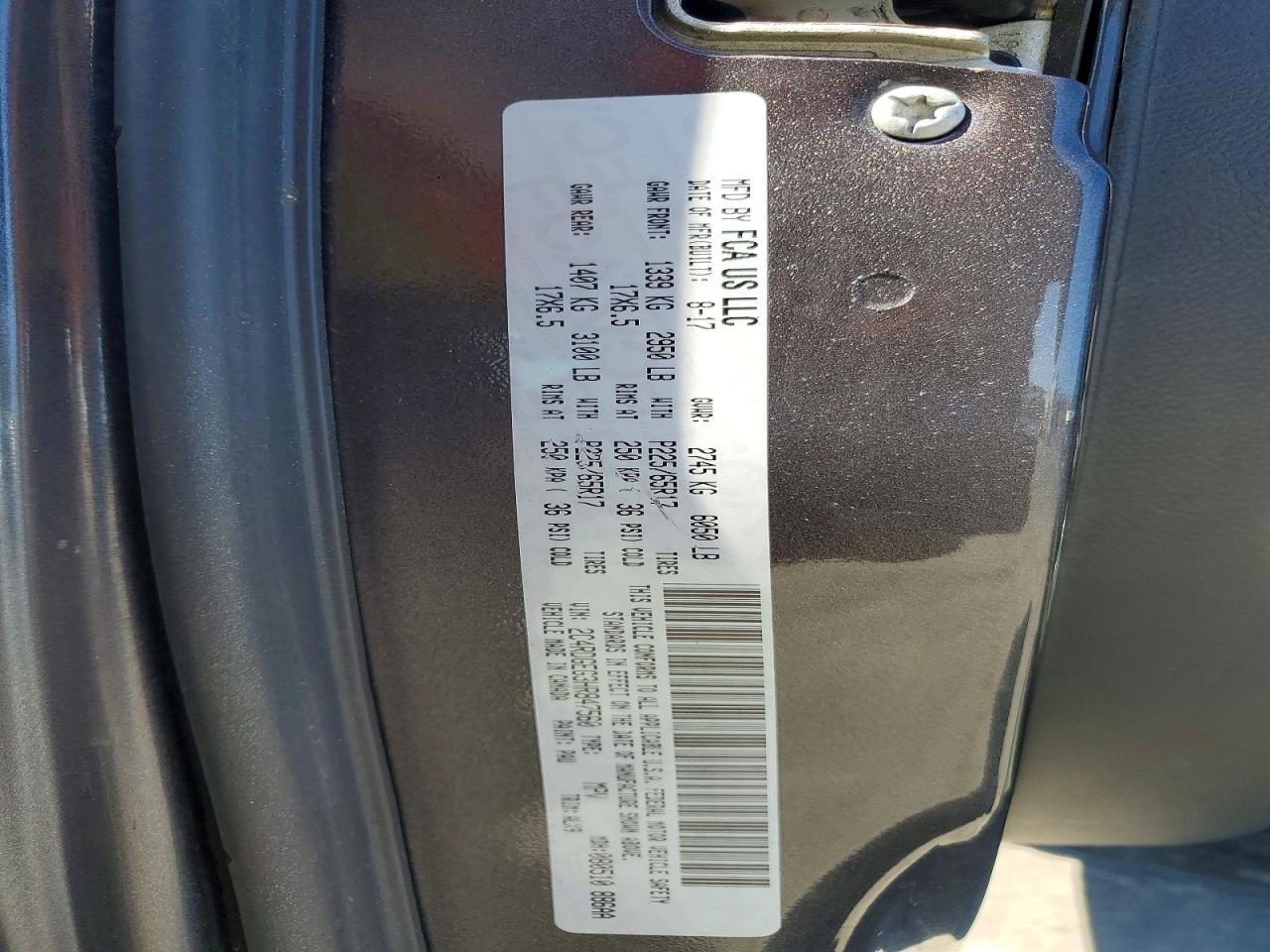 2017 Dodge Grand Caravan gt