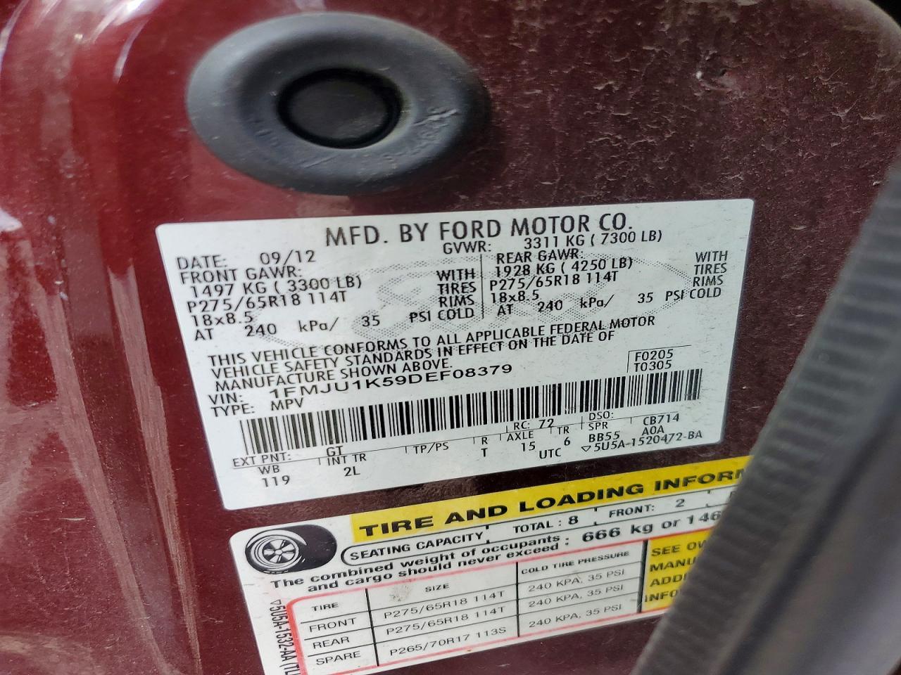 2013 Ford Expedition Limited
