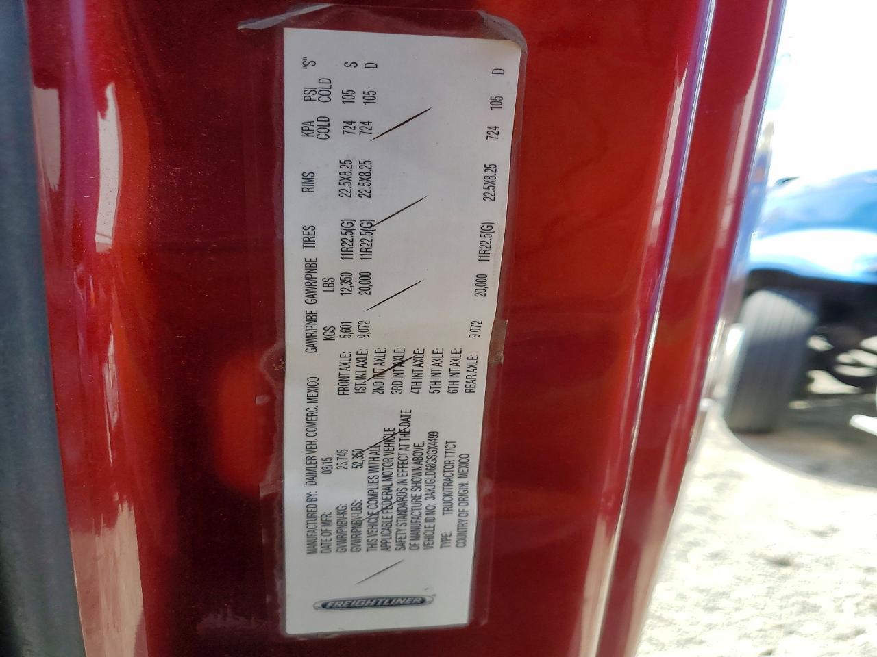 2016 Freigliner 2016 Freightliner Cascadia 125 Semi Truck