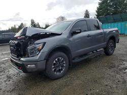 Salvage trucks for sale at Spanaway, WA auction: 2024 Nissan Titan SV
