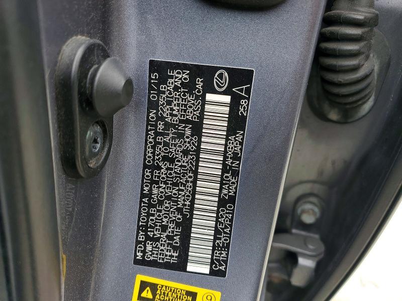 2015 Lexus Ct 200h Base