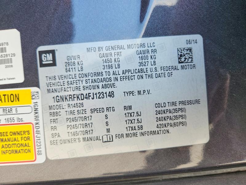 2015 Chevrolet Traverse ls