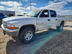 Dodge salvage cars for sale: 2002 Dodge Dakota Quad slt