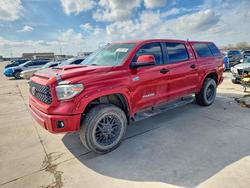 Salvage trucks for sale at Grand Prairie, TX auction: 2018 Toyota Tundra SR5