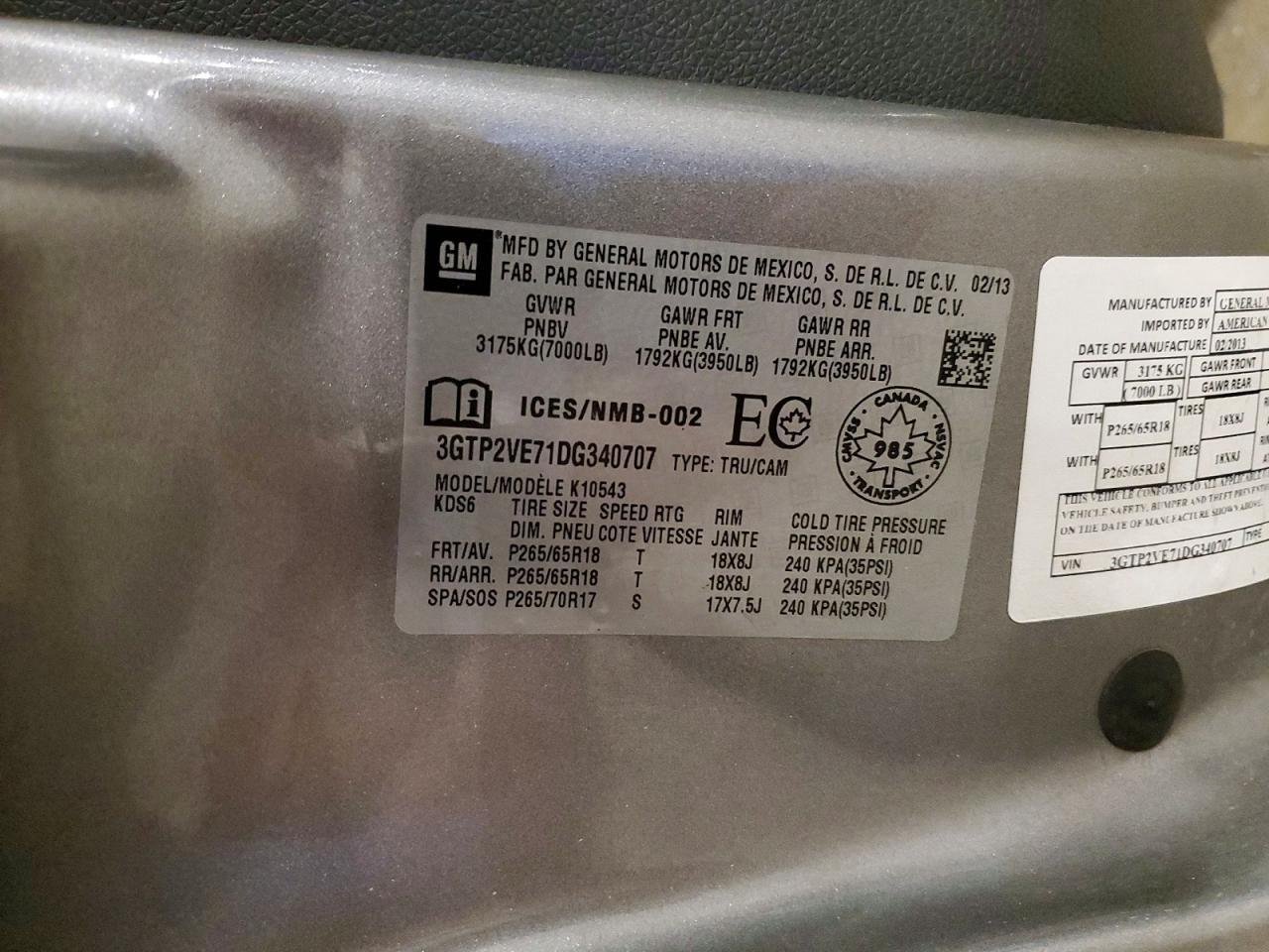 2013 GMC Sierra K1500 SLE