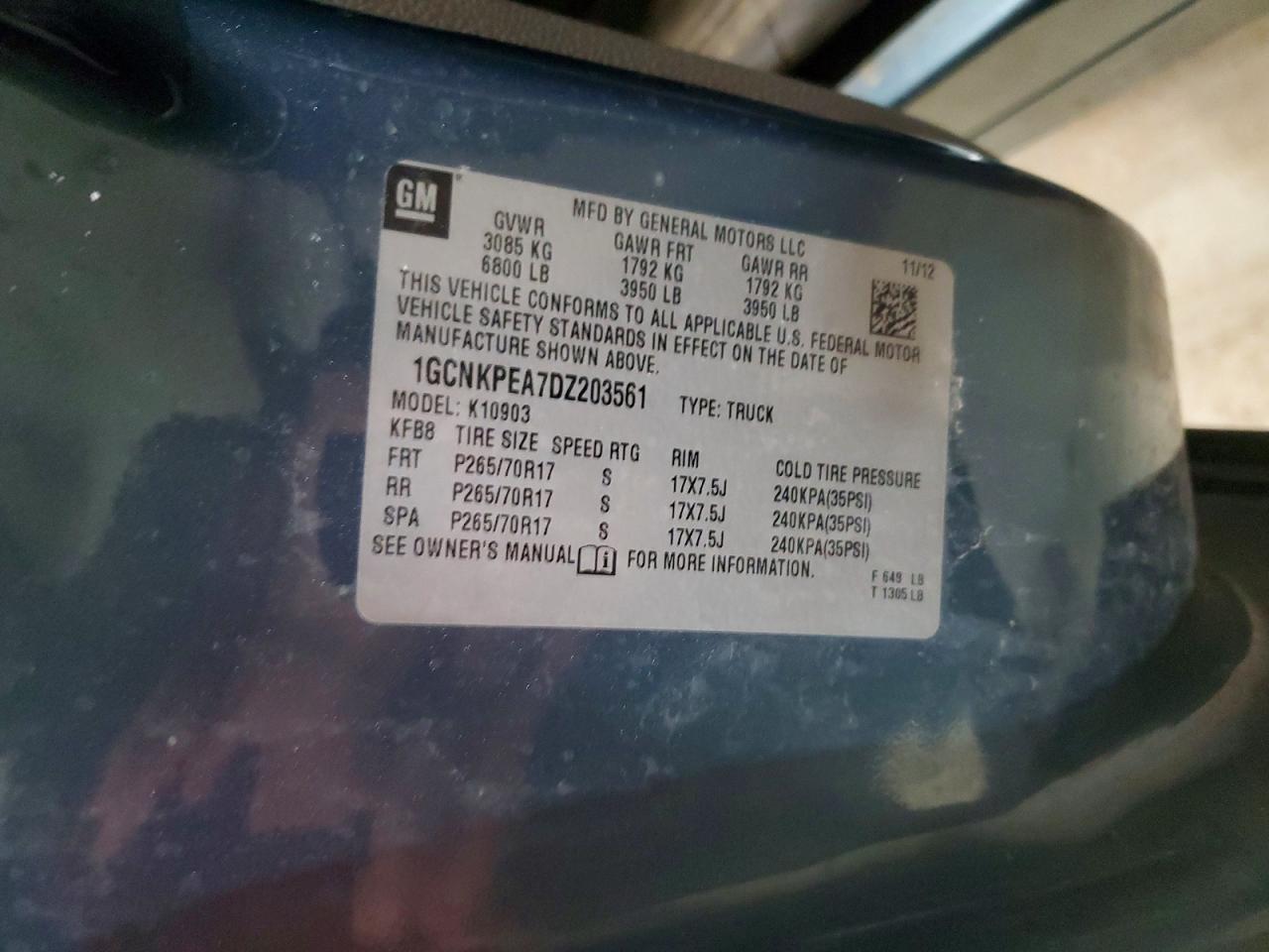 2013 Chevrolet Silverado K1500