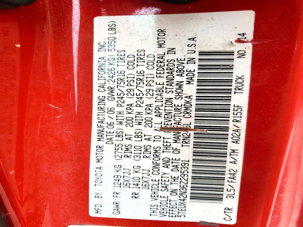 2006 Toyota Tacoma Base