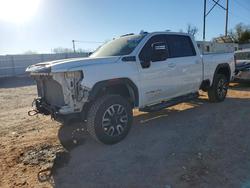 Salvage cars for sale from Copart Oklahoma City, OK: 2022 GMC Sierra K2500 AT4