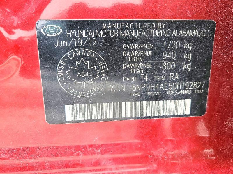 2013 Hyundai Elantra gls