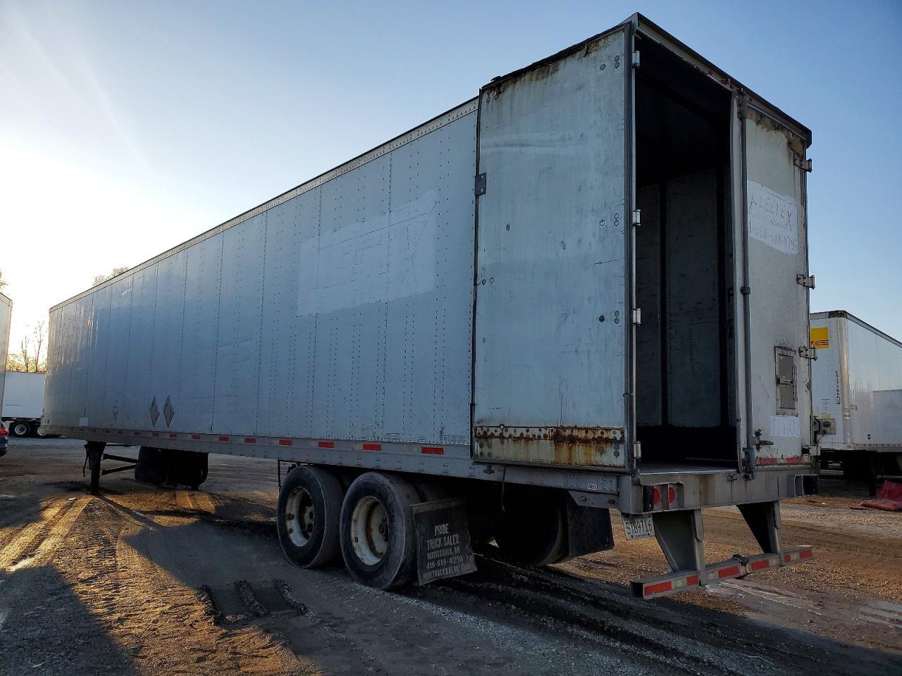 2012 Utility VS2DX DRY Van Trailer