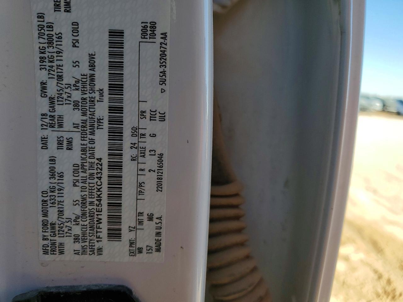 2019 Ford F150 Supercrew