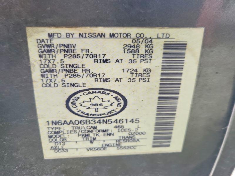 2004 Nissan Titan XE