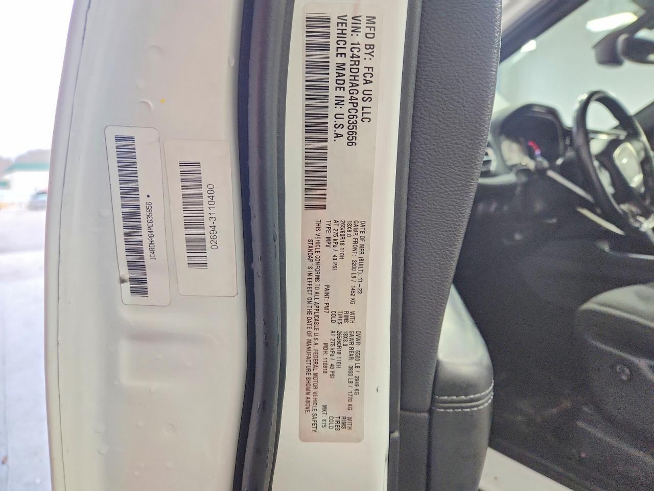 2023 Dodge Durango sxt