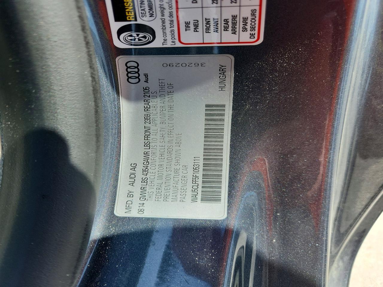 2015 Audi A3 Premium Plus