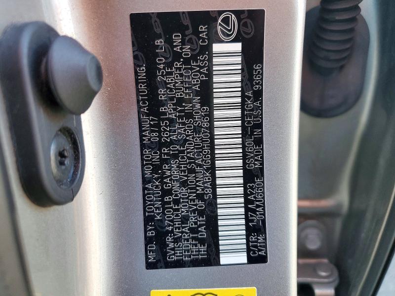 2017 Lexus Es 350 Base