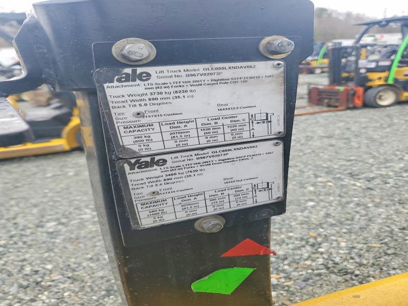 2016 Yale GLC050LXNDAV062 Forklift