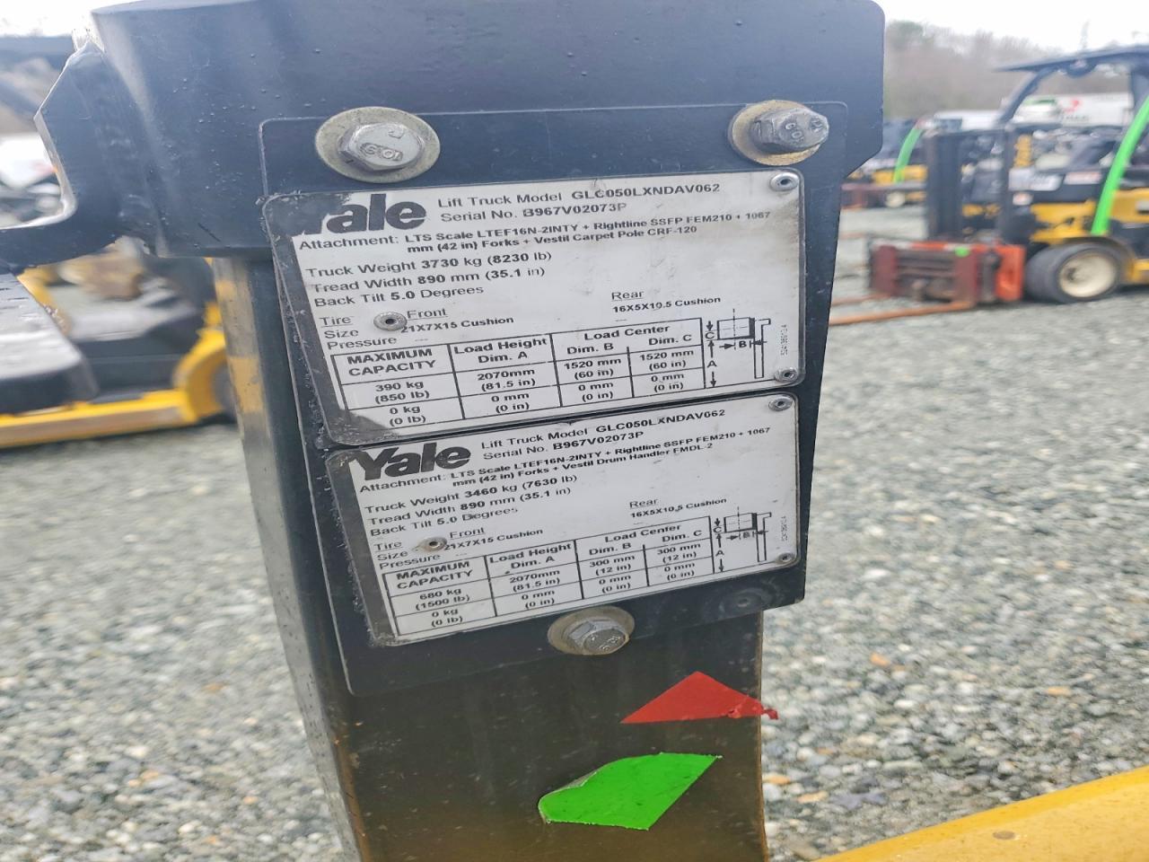 2016 Yale GLC050LXNDAV062 Forklift