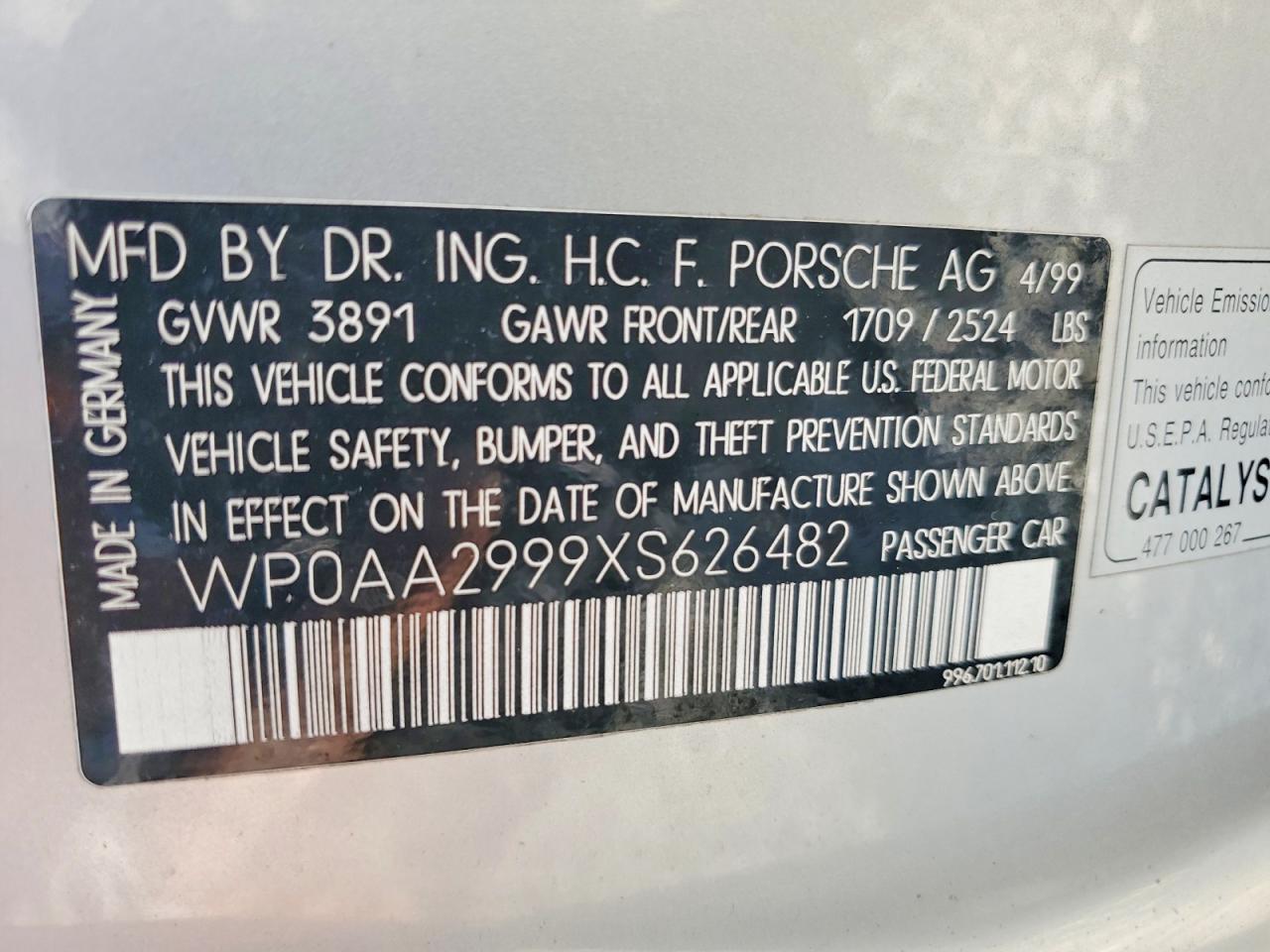 1999 Porsche 911 Carrera