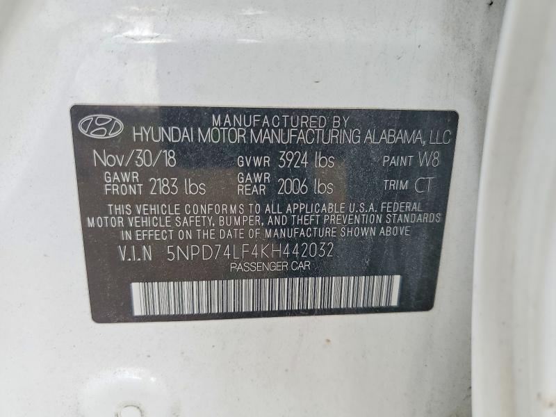 2019 Hyundai Elantra se