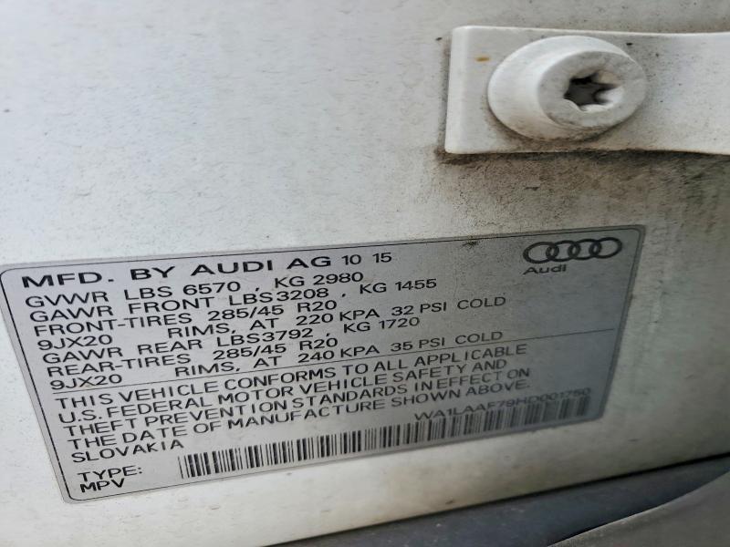 2017 Audi Q7 Premium Plus