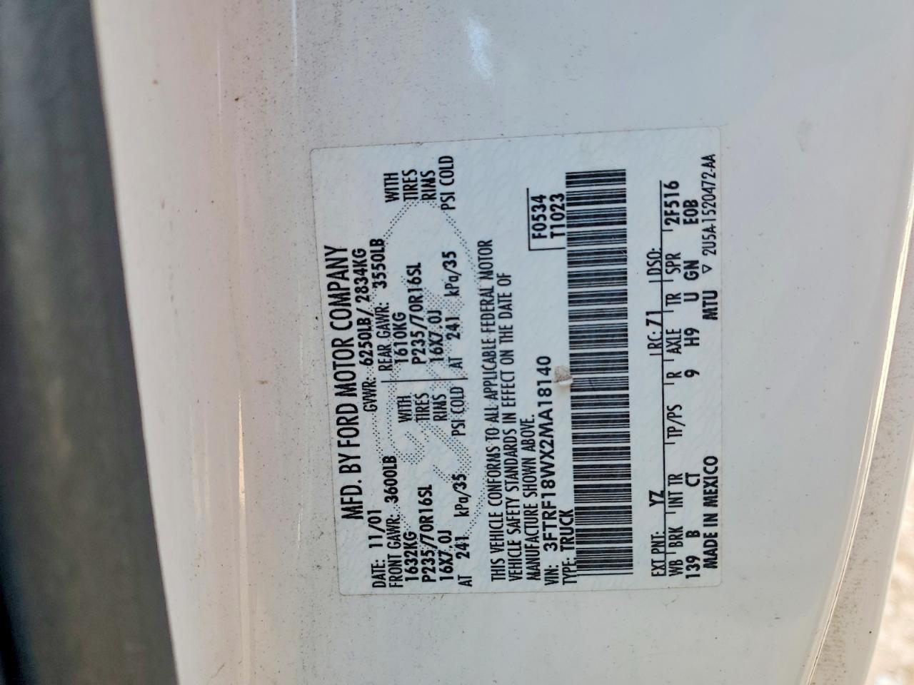 2002 Ford F150