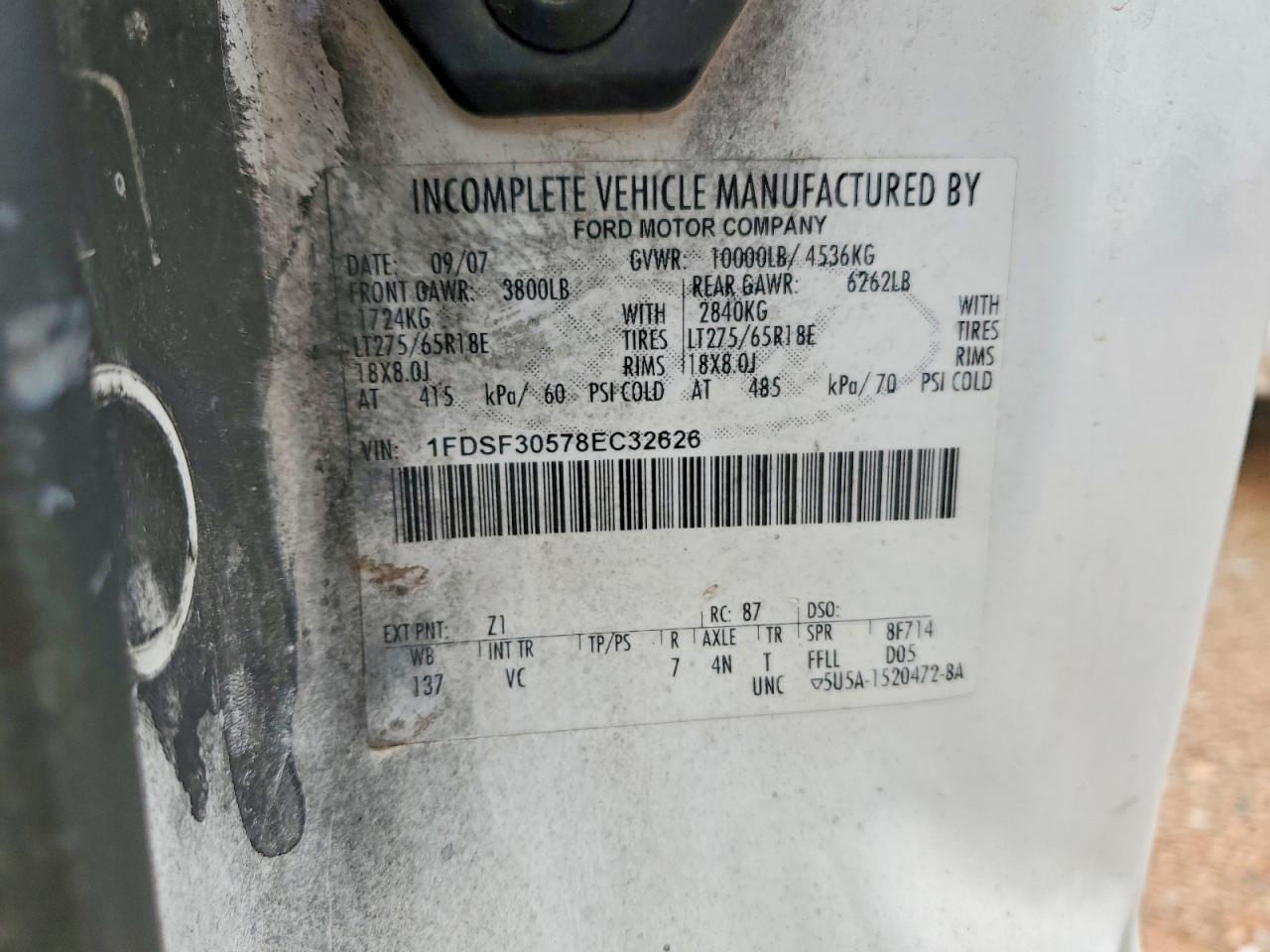 2008 Ford F350 Super Duty Utility / Service Truck