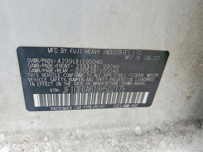 2011 Subaru Impreza 2.5i
