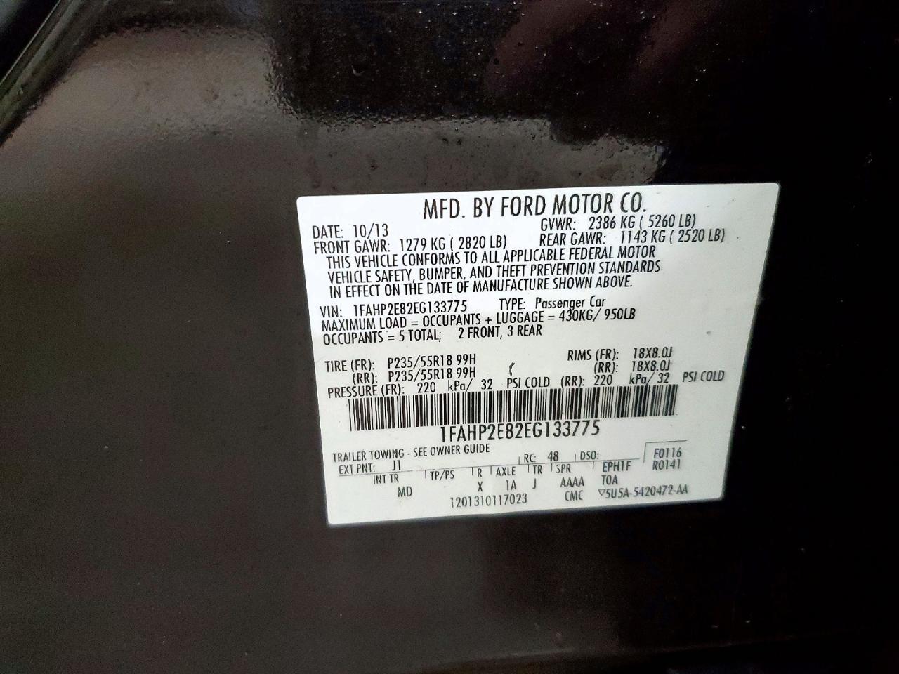 2014 Ford Taurus sel