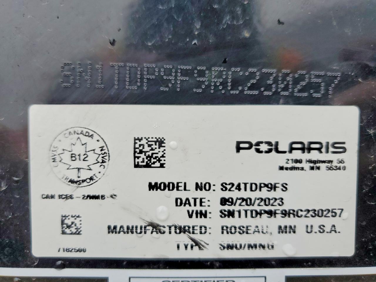 2024 Polaris Indy