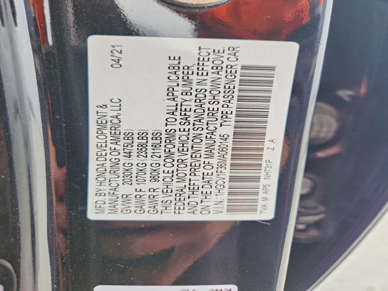 2021 Honda Accord Sport