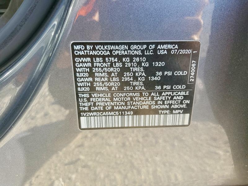 2021 Volkswagen Atlas se