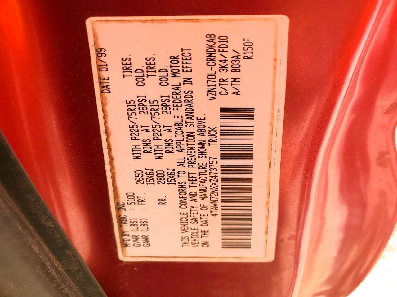 1999 Toyota Tacoma V6