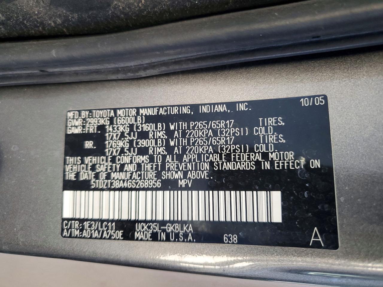 2006 Toyota Sequoia Limited