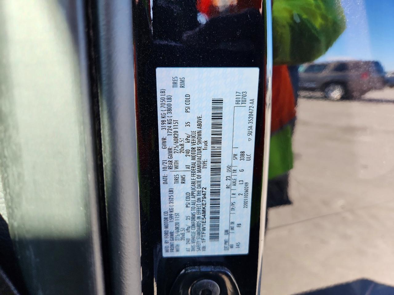 2021 Ford F150 Supercrew