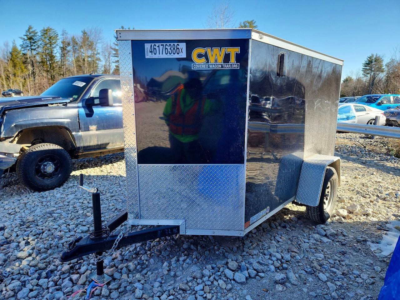 2026 Covered Wagon CW5X8SA Enclosed Cargo Trailer