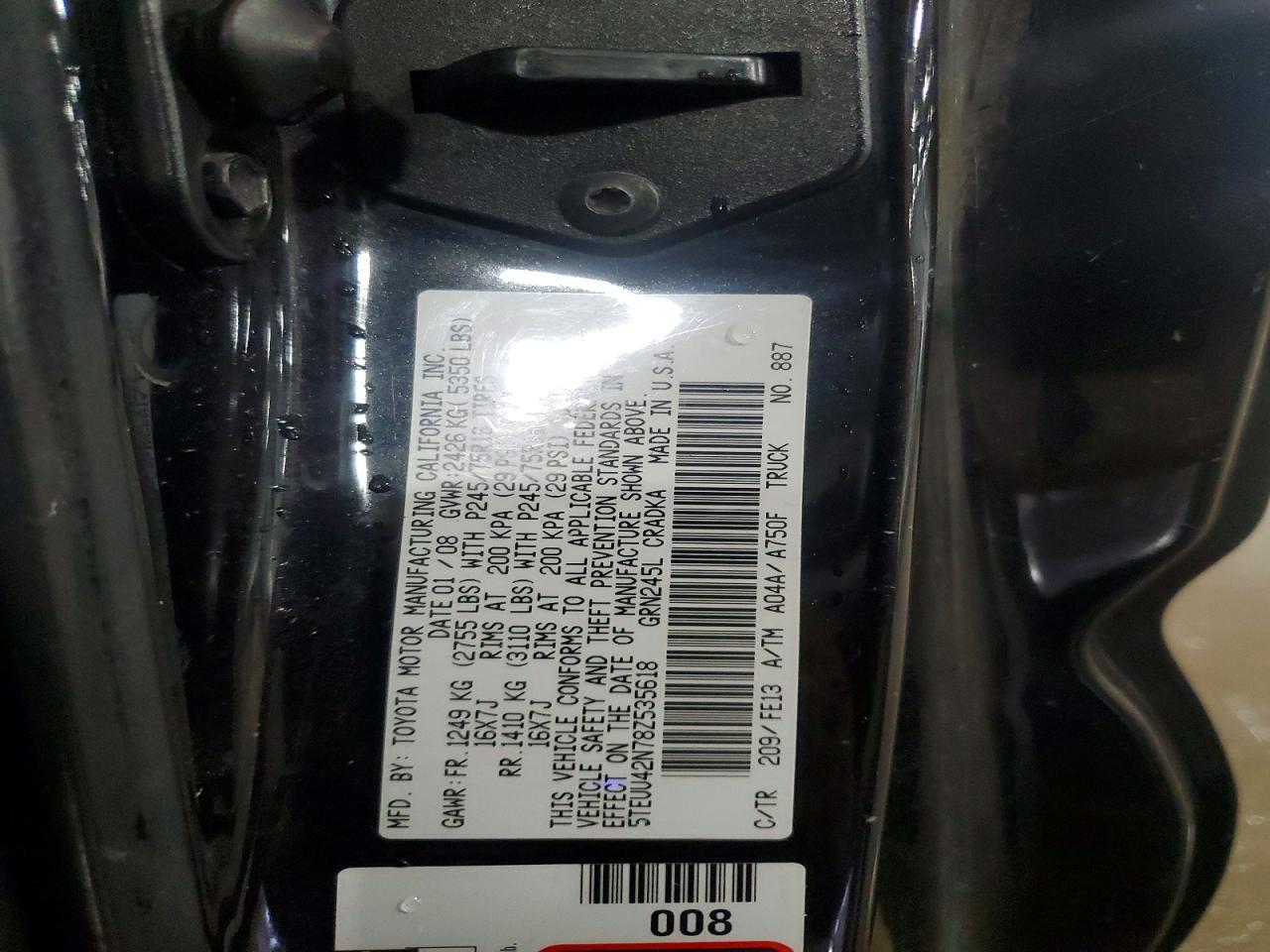 2008 Toyota Tacoma V6