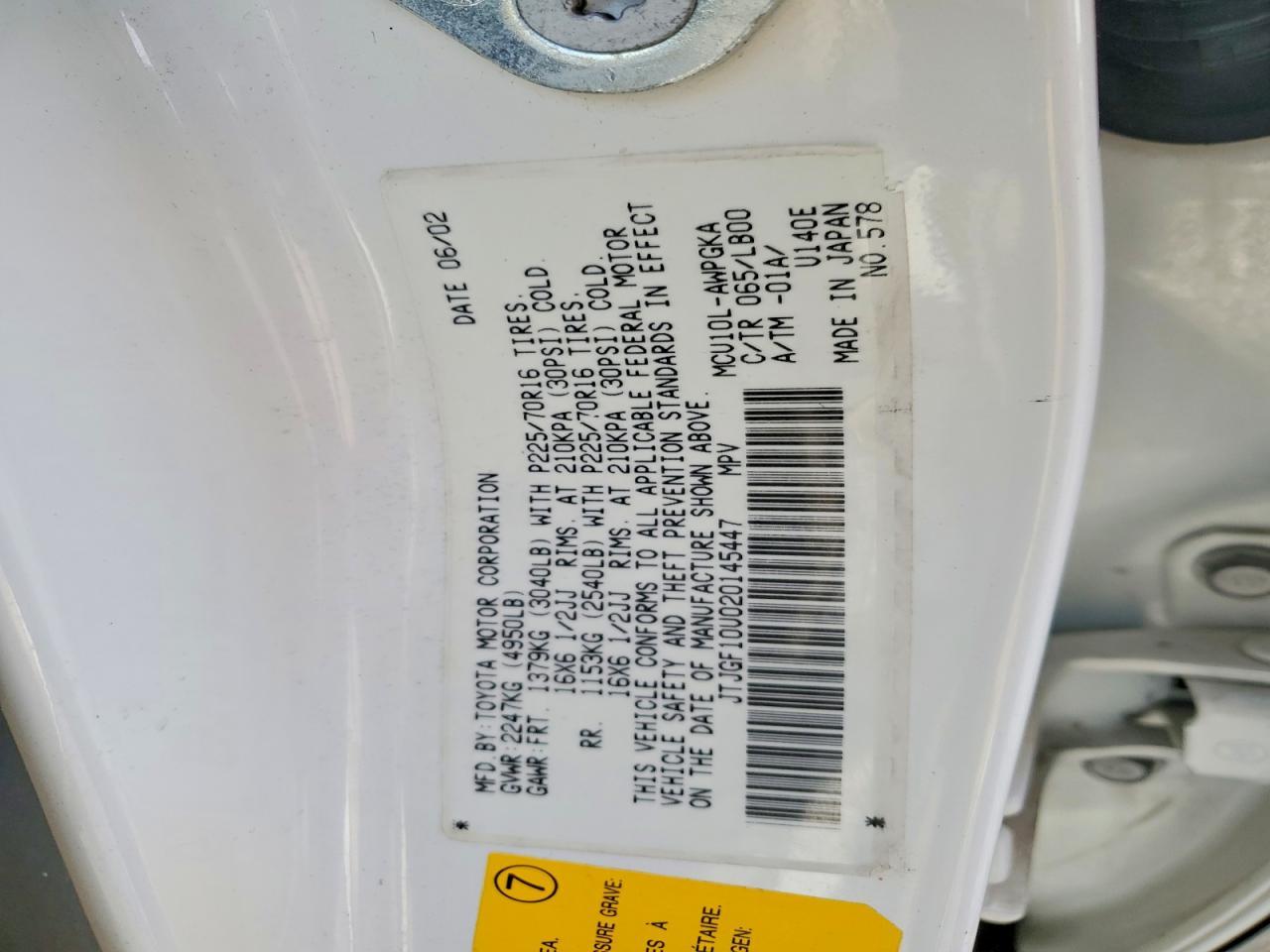 2002 Lexus Rx 300 Base
