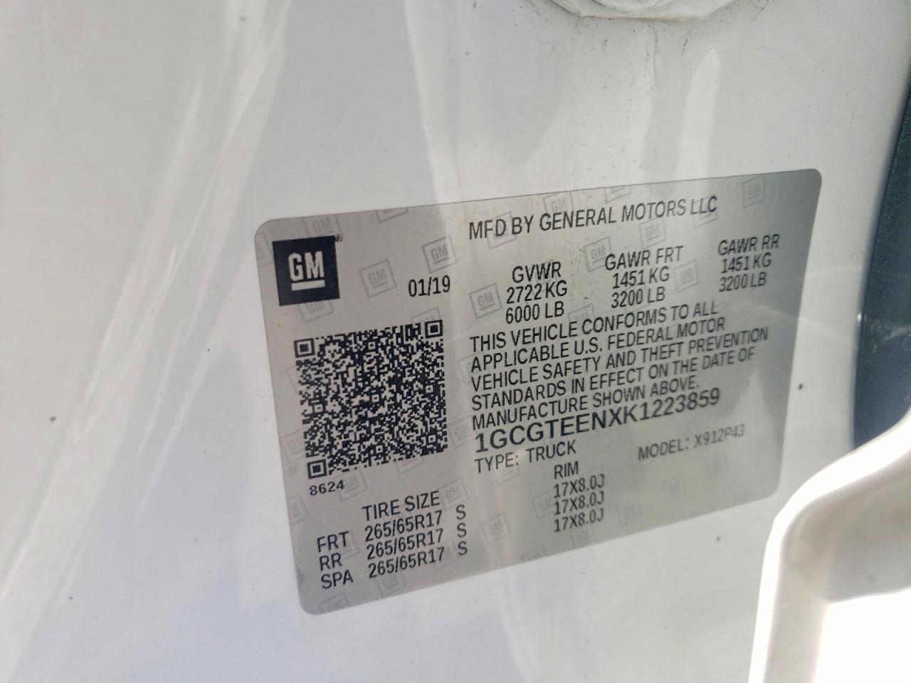 2019 Chevrolet Colorado ZR2