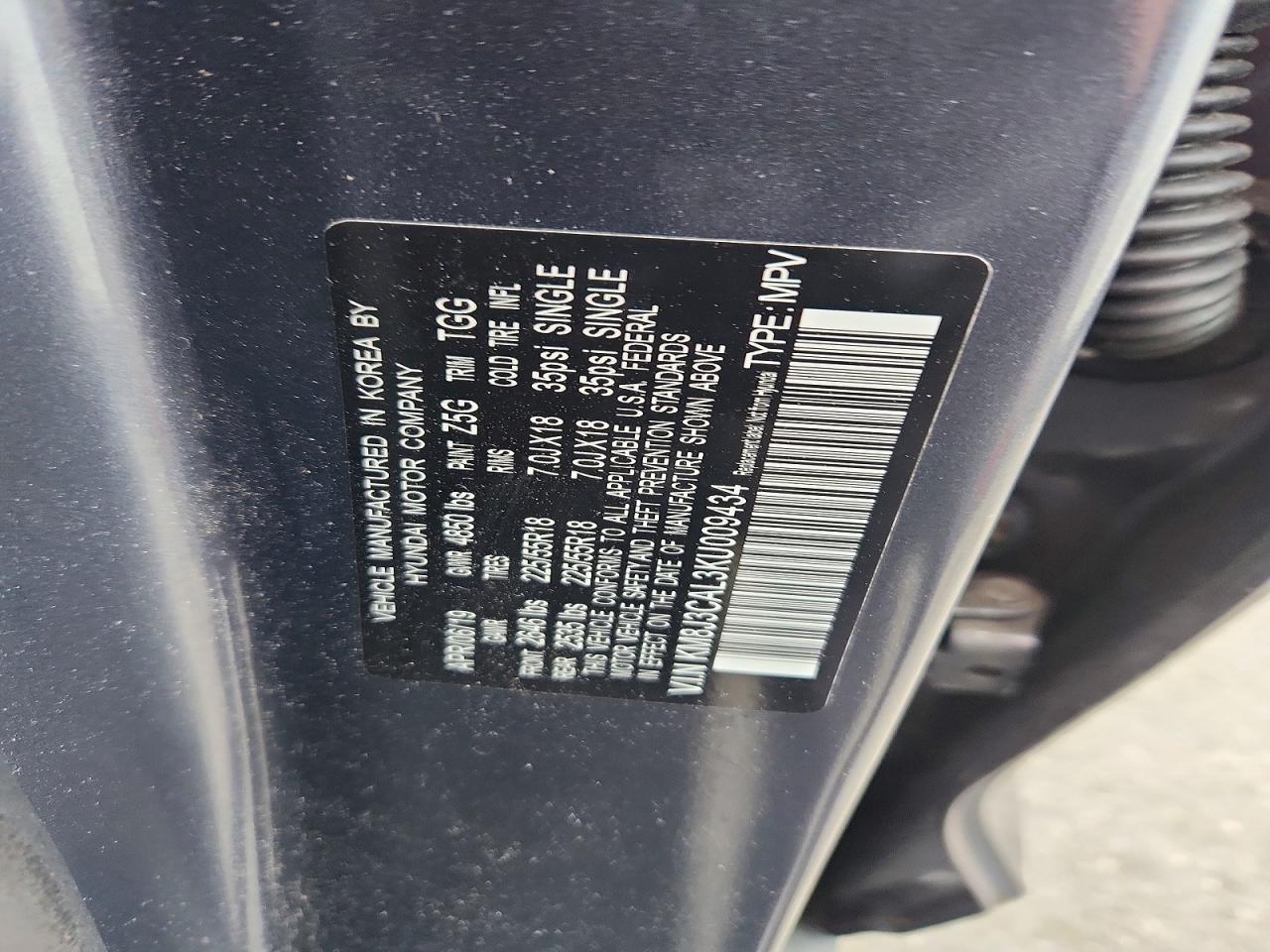 2019 Hyundai Tucson sel