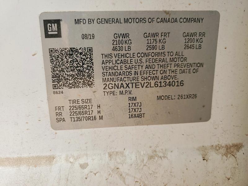 2020 Chevrolet Equinox lt