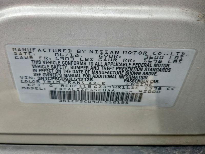 2018 Nissan Kicks sv