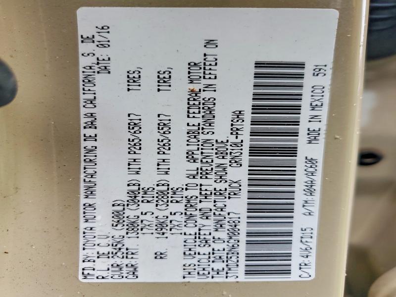 2016 Toyota Tacoma TRD Sport