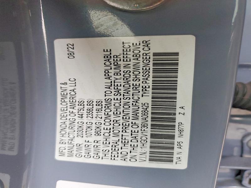 2022 Honda Accord Sport